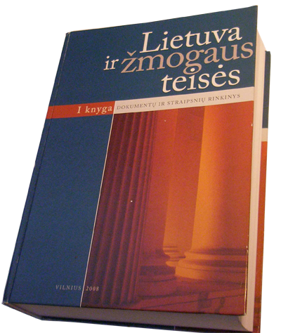 Knyga "Lietuva ir žmogaus teisės. 1 dalis"